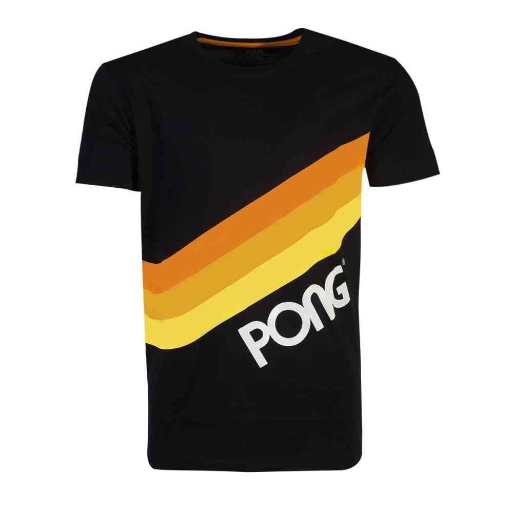 Atari - Pong Wave Herren TShirt - Schwarz